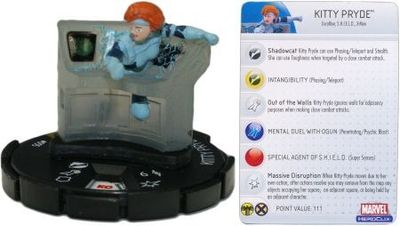 NELA-b,  Kitty Pryde #055 Captain America Marvel Heroclix Marvel: Captain America Sin Tarjeta