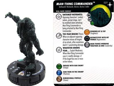 NELA Man-thing Commander #027 Secret Wars - Battleworld Marvel Heroclix Marvel: Secret Wars - Battleworld Singles Sin Tarjeta
