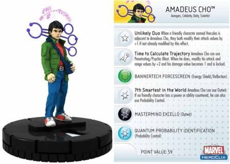 NELA Amadeus Cho #027 Incredible Hulk Marvel Heroclix Marvel: Incredible Hulk Sin Tarjeta