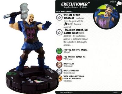 NELA Executioner #029a The Mighty Thor Marvel Heroclix (Equipment not included) The Mighty Thor Singles Sin Tarjeta