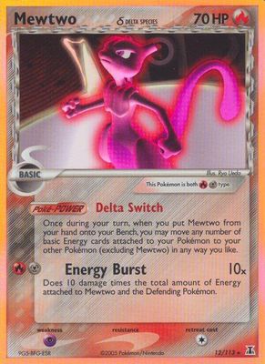 SJ Mewtwo (Delta Species) - Delta Species (DS) Delta Species