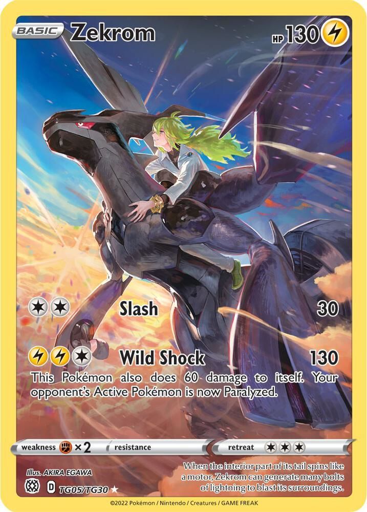 SJ Zekrom - SWSH09: Brilliant Stars Trainer Gallery (SWSH09:TG) SWSH09: Brilliant Stars Trainer Gallery