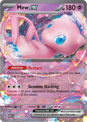 SJ Mew ex - 151/165 - SV: Scarlet &amp; Violet 151 (MEW) SV: Scarlet &amp; Violet 151