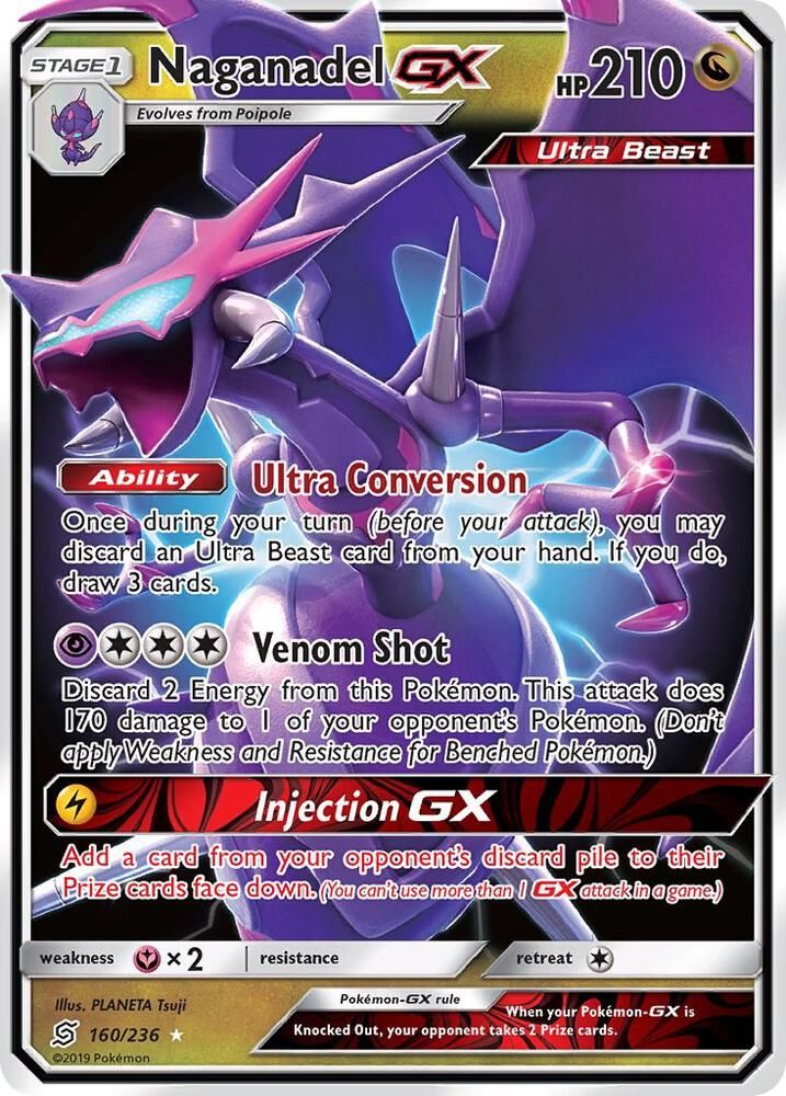 SJCaja Naganadel GX - SM - Unified Minds (SM11) SM - Unified Minds