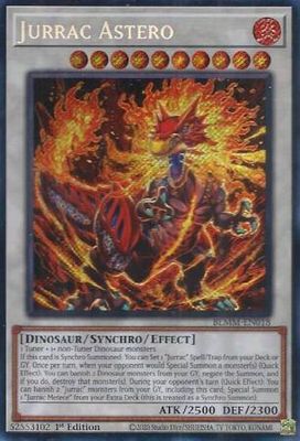 SJ Jurrac Astero - BLMM-EN018 - Secret Rare 1st Edition Battles of Legend: Monster Mayhem Singles