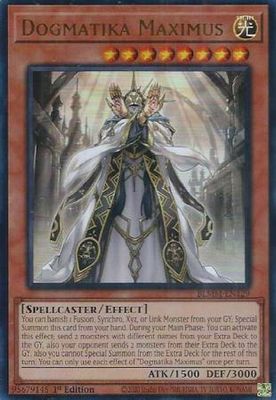 Dogmatika Maximus - BLMM-EN129 - Ultra Rare 1st Edition Battles of Legend: Monster Mayhem Singles