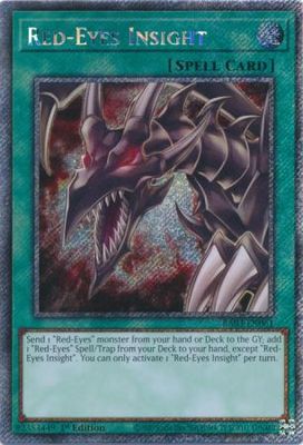 Red-Eyes Insight - RA03-EN061 - Platinum Secret Rare 1st Edition Quarter Century Bonanza 1st Edition Singles