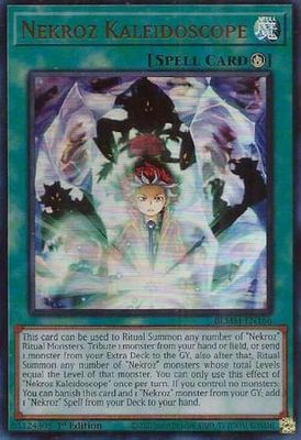 Nekroz Kaleidoscope - BLMM-EN166 - Ultra Rare 1st Edition Battles of Legend: Monster Mayhem Singles