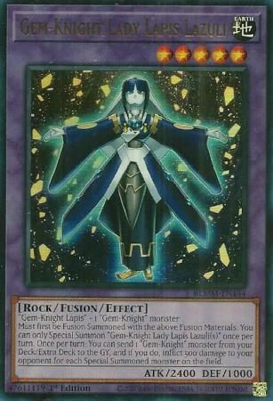 Gem-Knight Lady Lapis Lazuli - BLMM-EN144 - Ultra Rare 1st Edition Battles of Legend: Monster Mayhem Singles