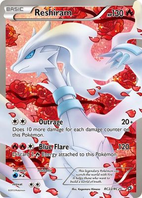 SJ Reshiram (Full Art) - Legendary Treasures: Radiant Collection (LTR) Legendary Treasures: Radiant Collection
