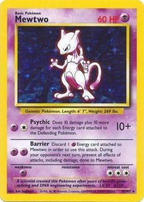 SJ Mewtwo - Base Set (BS) Base Set