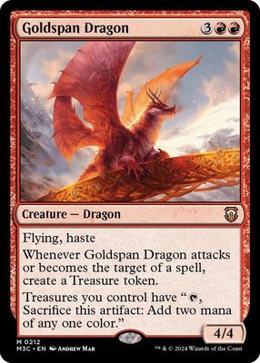 SJ Goldspan Dragon - Commander: Modern Horizons 3 (M3C) Commander: Modern Horizons 3