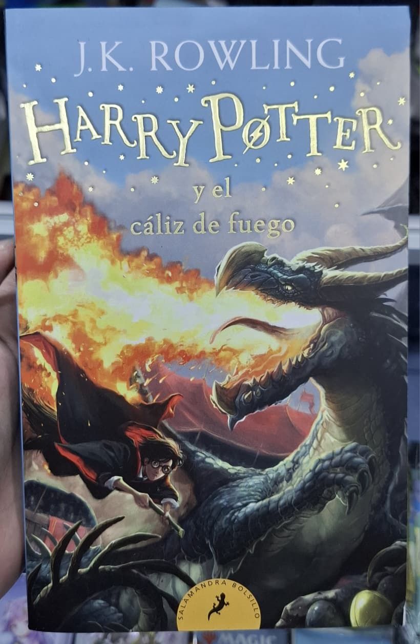SJ Harry Potter y el Caliz de Fuego Libro Espanol