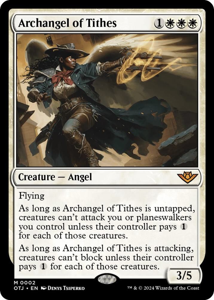 SJ Archangel of Tithes - Outlaws of Thunder Junction (OTJ) Outlaws of Thunder Junction *Espanol*