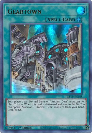 Geartown - GFTP-EN108 - Ultra Rare 1st Edition Ghosts From The Past 1st Edition Singles