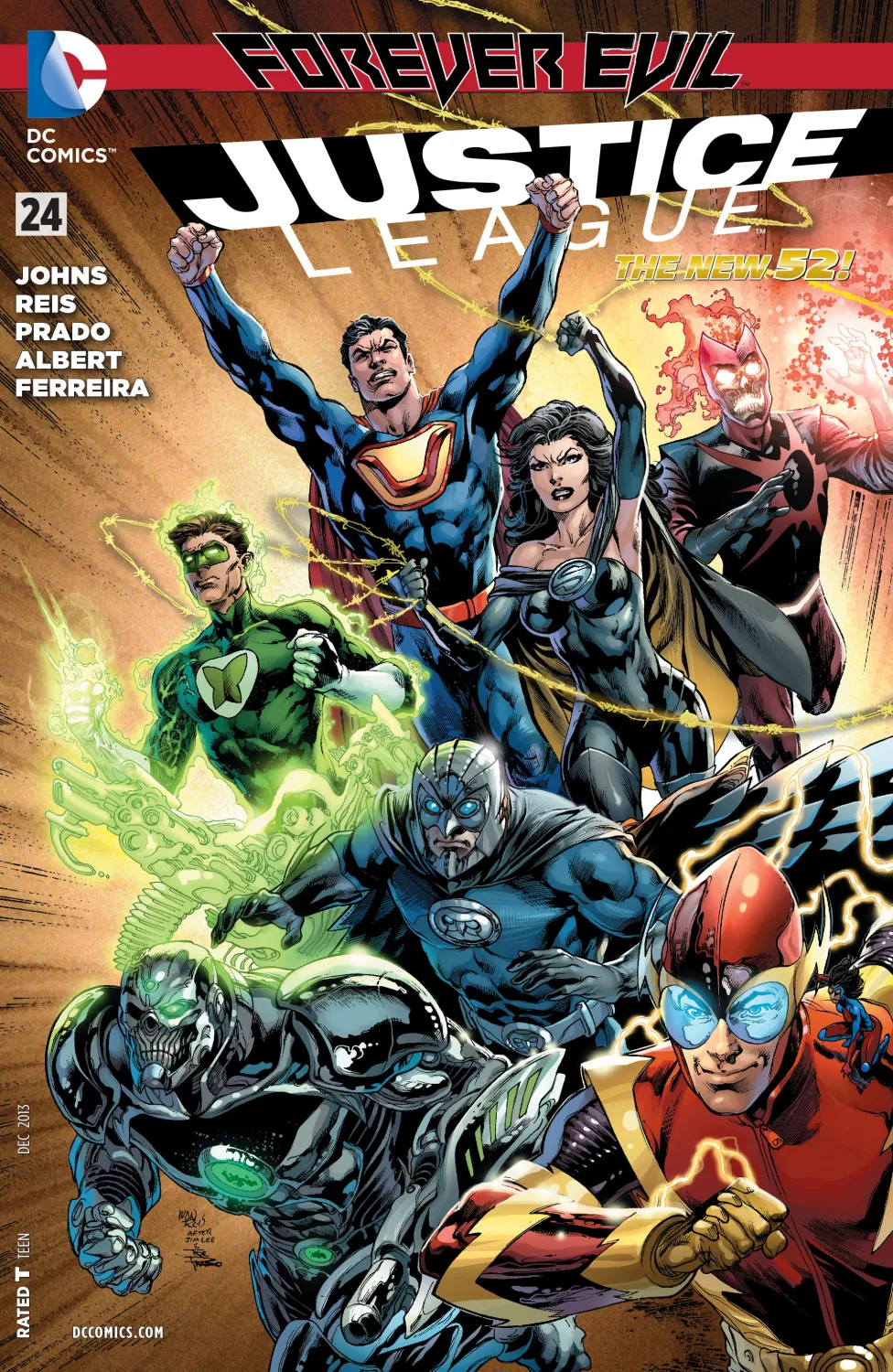 NELA-k,  Justice League Comic Issue 24 DC Comics Ingles