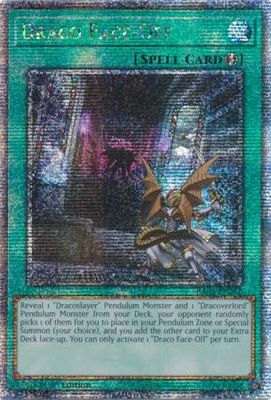 NELA Draco Face-Off - RA04-EN262 - Quarter Century Secret Rare 1st Edition Quarter Century Stampede 1st Edition Singles