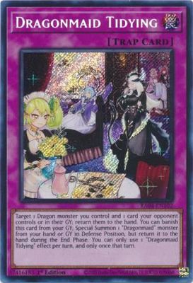 Dragonmaid Tidying - RA04-EN102 - Secret Rare 1st Edition Quarter Century Stampede 1st Edition Singles