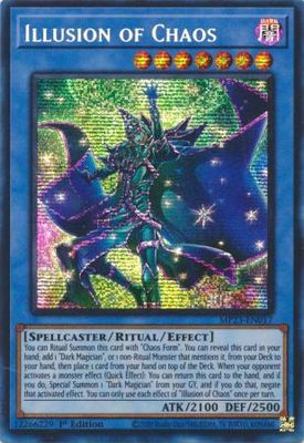 NELA Illusion of Chaos - MP23-EN017 - Prismatic Secret Rare 1st Edition Mega Tin 2023 Dueling Heroes Singles