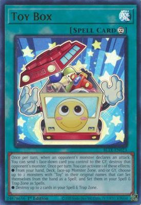 Toy Box - BLTR-EN023 - Ultra Rare 1st Edition Battles of Legend: Terminal Revenge 1st Edition Singles