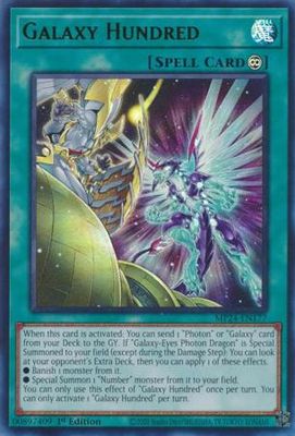 Galaxy Hundred - MP24-EN177 - Ultra Rare 1st Edition Mega Tin 2024 Dueling Mirrors Singles