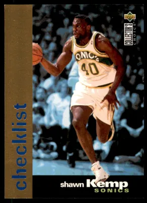 Shawn Kemp 1996-97 Collector&#39;s Choice lista de verificación #199-