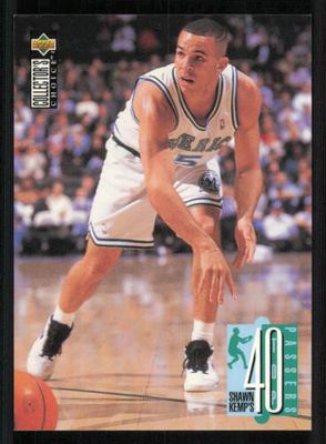 1995 Upper Deck Collector&#39;s Choice - Shawn Kemp&#39;s Top 40 - Jason Kidd - #197