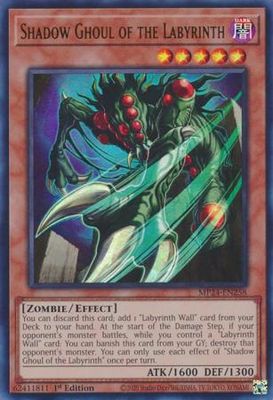 Shadow Ghoul of the Labyrinth - MP24-EN258 - Ultra Rare 1st Edition Mega Tin 2024 Dueling Mirrors Singles *Espanol*