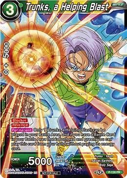 Trunks, a Helping Blast (Shop Tournament: Assault of Saiyans) - Promotion Cards (PR) Promotion Cards