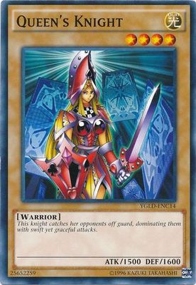 Queen&#39;s Knight - YGLD-ENC14 - Common Unlimited Yugi&#39;s Gadget Deck Unlimited (YGLD-ENC)