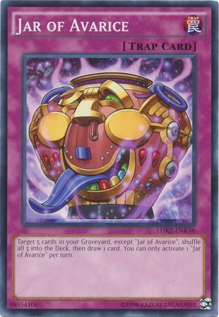 Jar of Avarice - LDK2-ENK38 - Common Unlimited Legendary Decks II - Kaiba Unlimited Singles