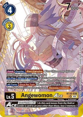 SJ Angewomon ACE (Limited Card Pack) - World Convergence (BT21) World Convergence
