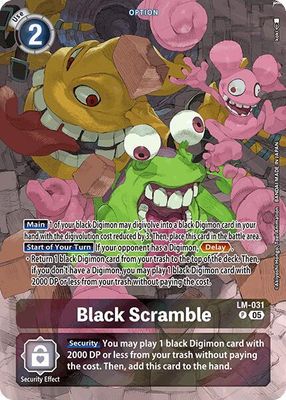 SJ Black Scramble (Alternate Art) - Starter Deck 21: Hero of Hope (ST-21) Starter Deck 21: Hero of Hope