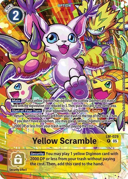 SJ Yellow Scramble (Alternate Art) - Starter Deck 20: Protector of Light (ST-20) Starter Deck 20: Protector of Light