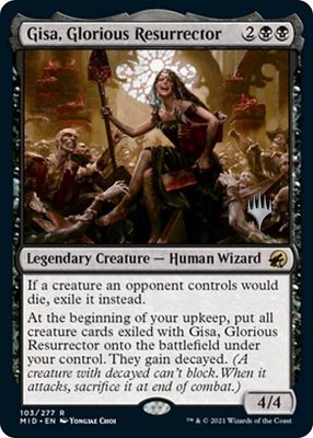 SJ Gisa, Glorious Resurrector - Promo Pack: Innistrad: Midnight Hunt (PPMID) Promo Pack: Innistrad: Midnight Hunt *Espanol*
