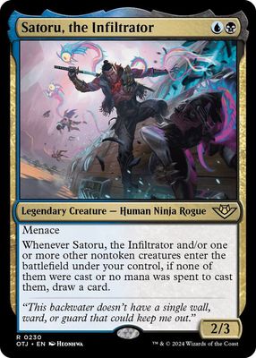 Satoru, the Infiltrator - Outlaws of Thunder Junction (OTJ) Outlaws of Thunder Junction *Espanol*