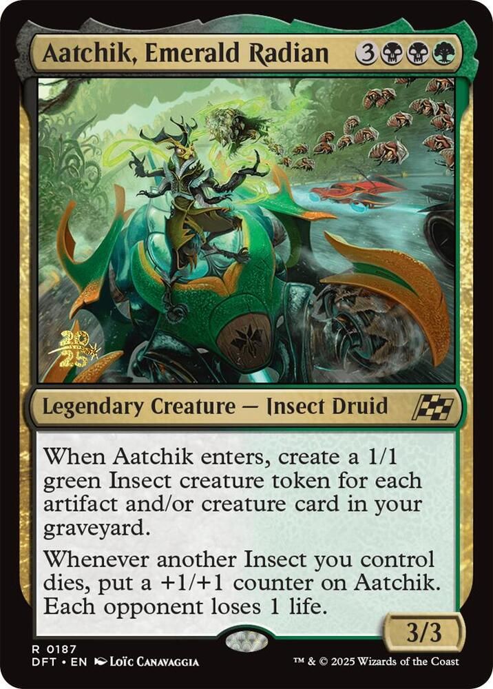 Aatchik, Emerald Radian - Prerelease Cards (PRE) Prerelease Cards *Espanol*
