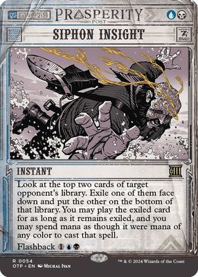 Siphon Insight - Outlaws of Thunder Junction: Breaking News (OTP) Outlaws of Thunder Junction: Breaking News *Espanol*