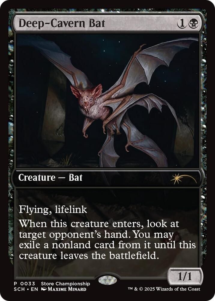 Deep-Cavern Bat - Game Day &amp; Store Championship Promos (GAME) Game Day &amp; Store Championship Promos