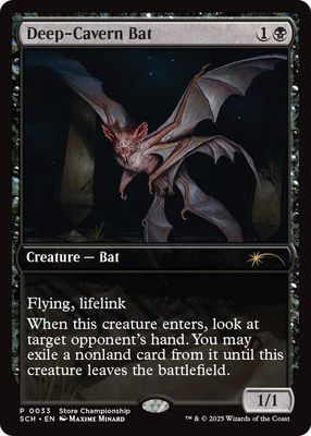 Deep-Cavern Bat - Game Day &amp; Store Championship Promos (GAME) Game Day &amp; Store Championship Promos