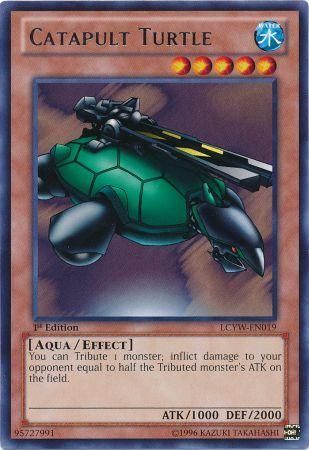 Catapult Turtle - LCYW-EN019 - Rare 1st Edition Legendary Collection 3: Yugi&#39;s World 1st Edition Singles