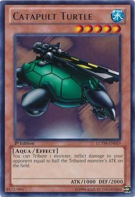 Catapult Turtle - LCYW-EN019 - Rare 1st Edition Legendary Collection 3: Yugi&#39;s World 1st Edition Singles