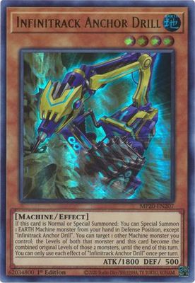 Infinitrack Anchor Drill - MP20-EN207 - Ultra Rare 1st Edition 2020 Mega-Tin: Lost Memories 1st Edition Singles