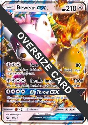 BAF1 Bewear GX - SM34 (Black Star Promos) - Jumbo Cards (PR) Jumbo Cards