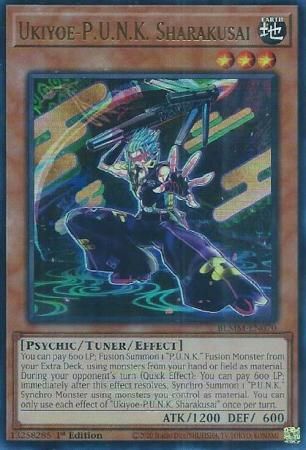 Ukiyoe-P.U.N.K. Sharakusai - BLMM-EN070 - Ultra Rare 1st Edition Battles of Legend: Monster Mayhem Singles