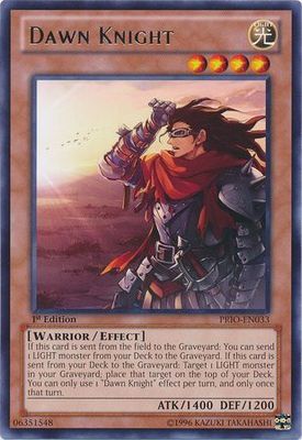 Dawn Knight - PRIO-EN033 - Rare 1st Edition Primal Origin 1st Edition Singles