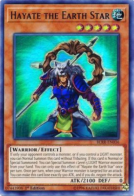 Hayate the Earth Star - BLRR-EN036 - Ultra Rare 1st Edition Battles of Legend: Relentless Revenge Singles (Espanol)