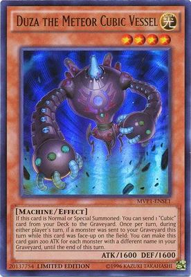 Duza the Meteor Cubic Vessel - MVP1-ENSE1 - Ultra Rare Limited Edition The Dark Side of Dimensions Movie Pack: Special Edition