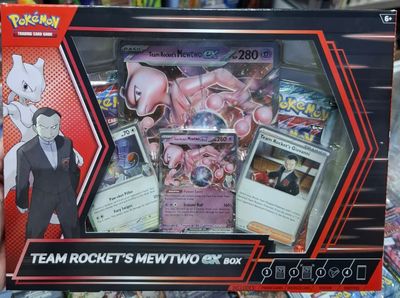 SJ Team Rockets Mewtwo Ex Box Nueva Sellada Pokemon TCG