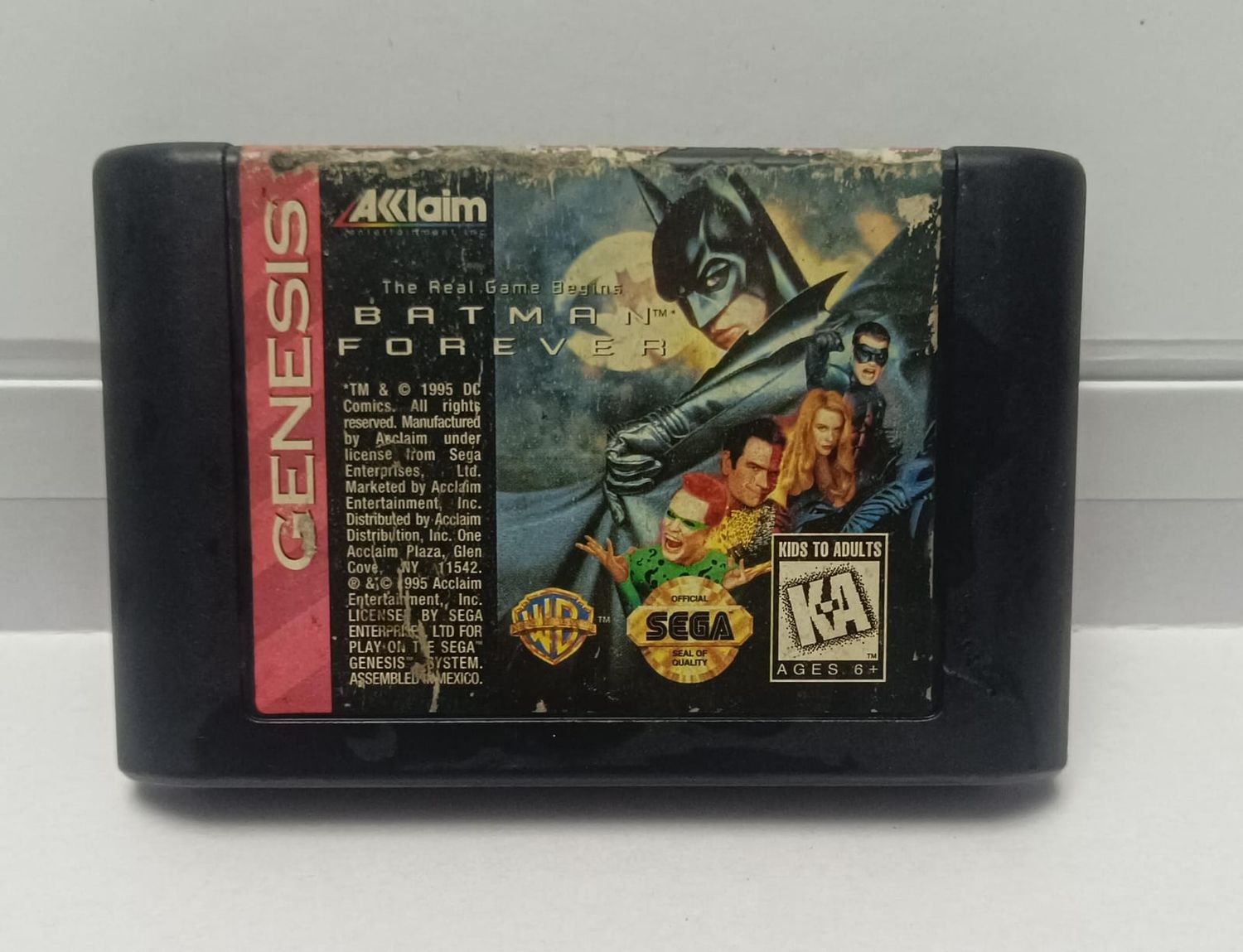 NELA-g, videojuego Batman Forever para Sega Genesis.